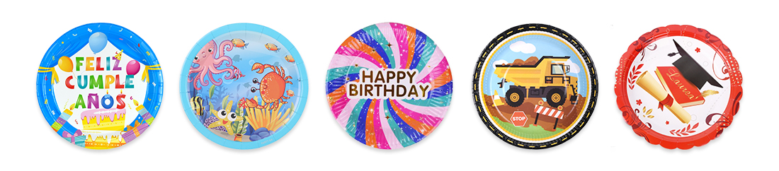 High-Count American Made Personalized Plates in Square & Round Formats